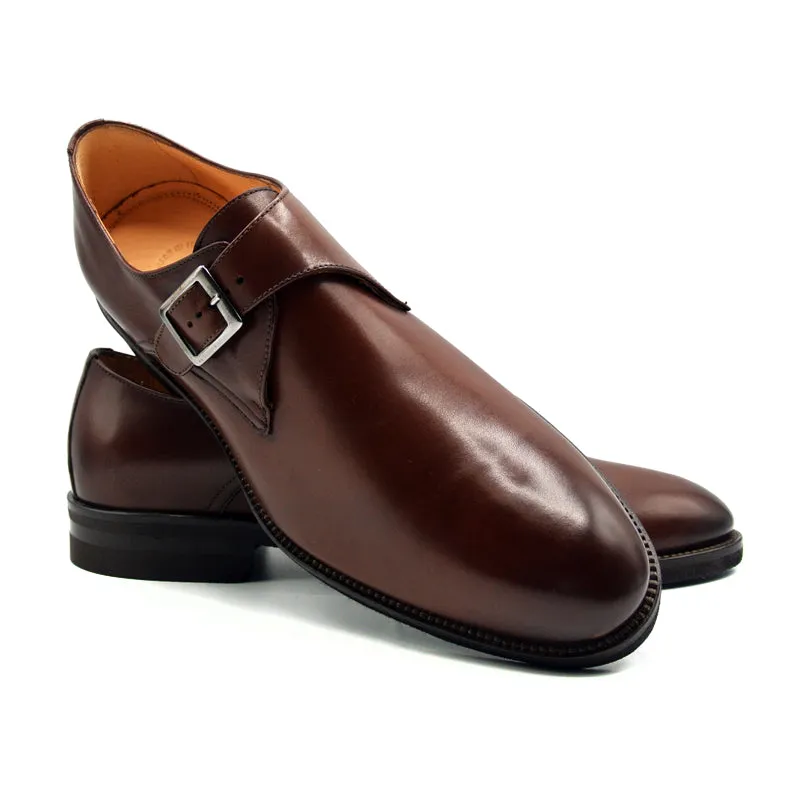 55-502-NIC ROMAN Italian Calfskin, Nicotine Size 9