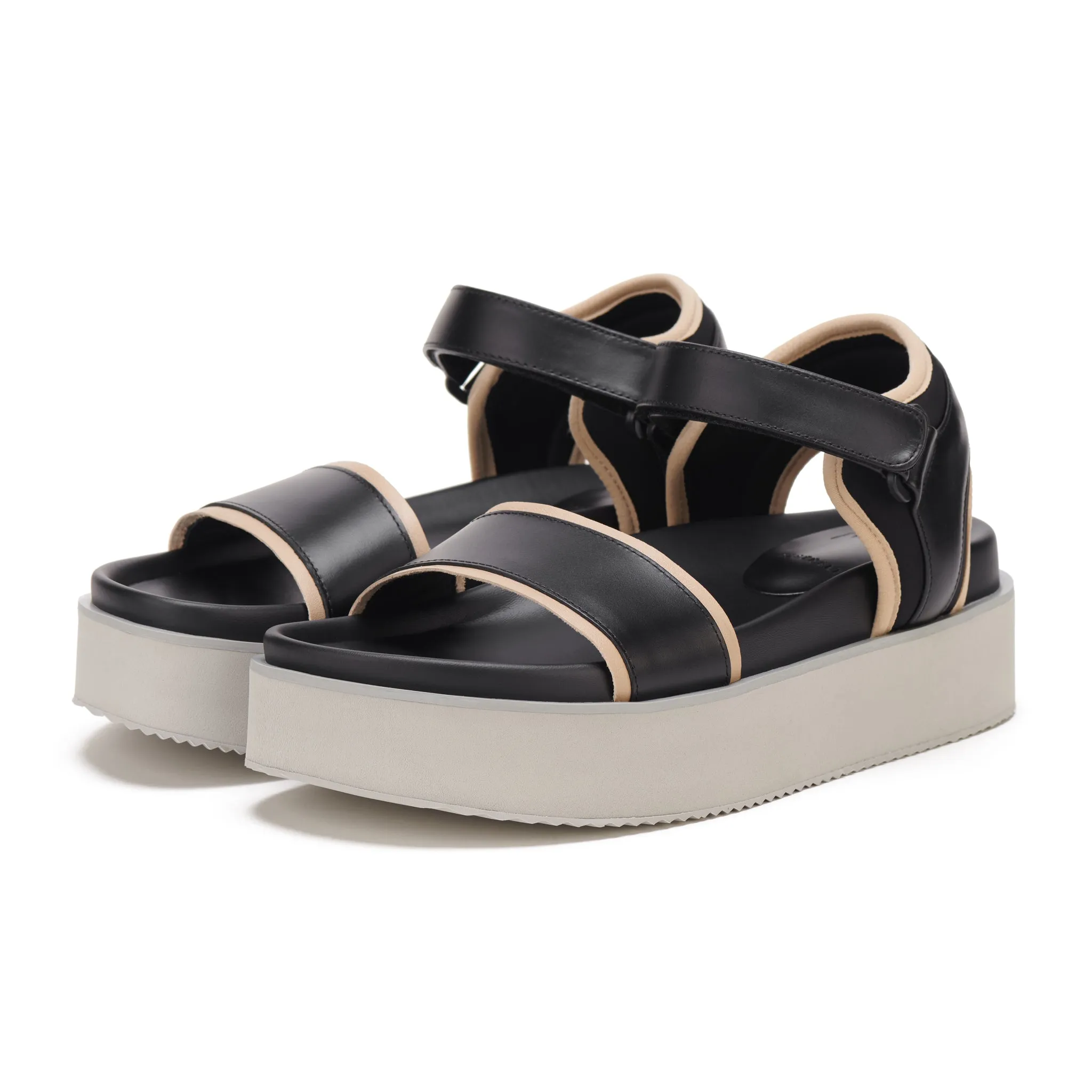 Ace Sandal Black/Latte