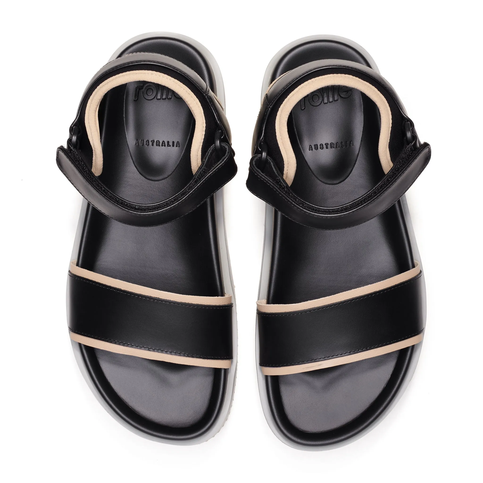 Ace Sandal Black/Latte