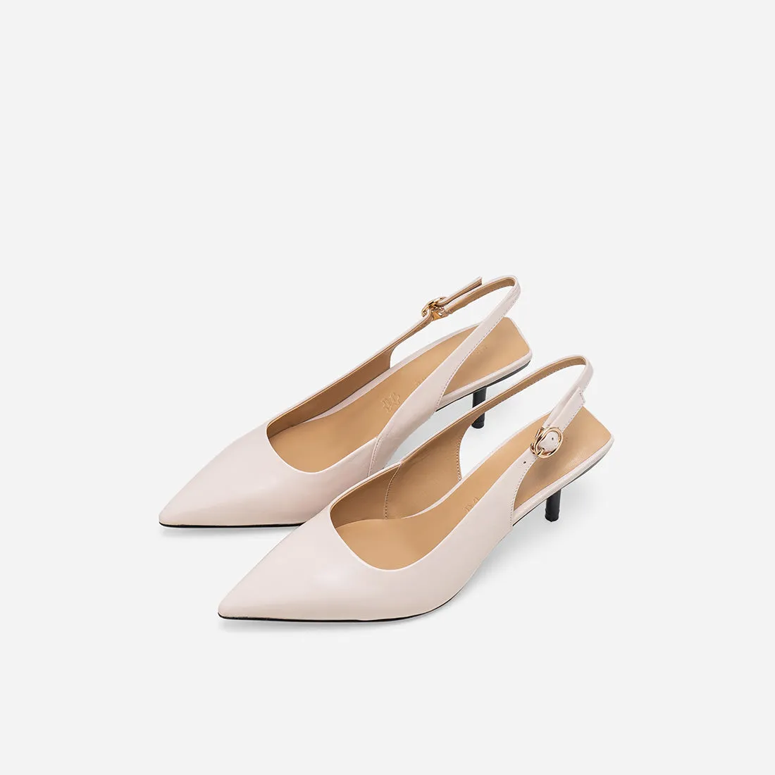 Ally Leather Slingback Pumps