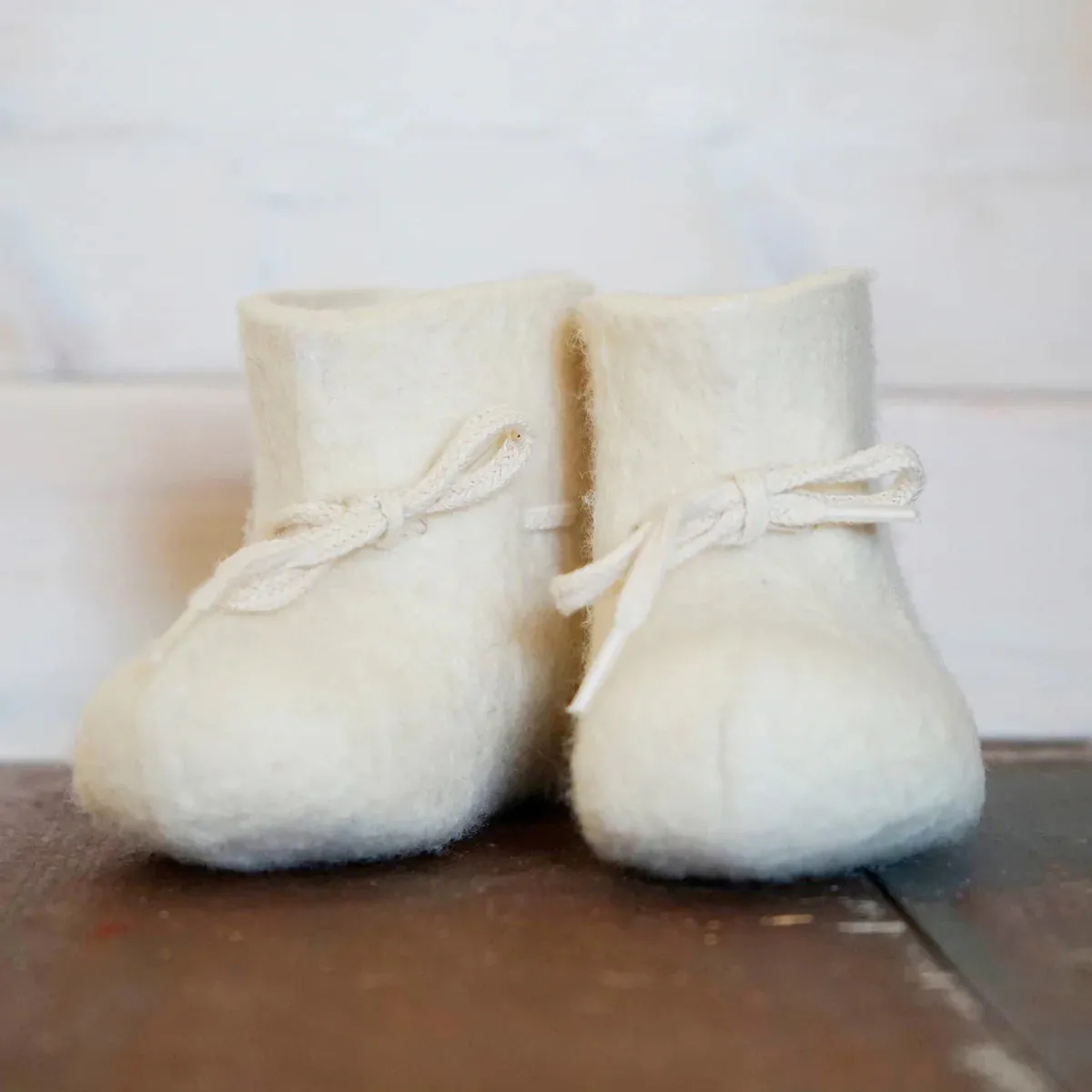 Baby Boots - Off White