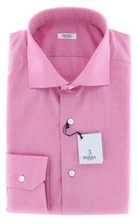 Barba Napoli Pink Shirt - 15 US / 38 EU