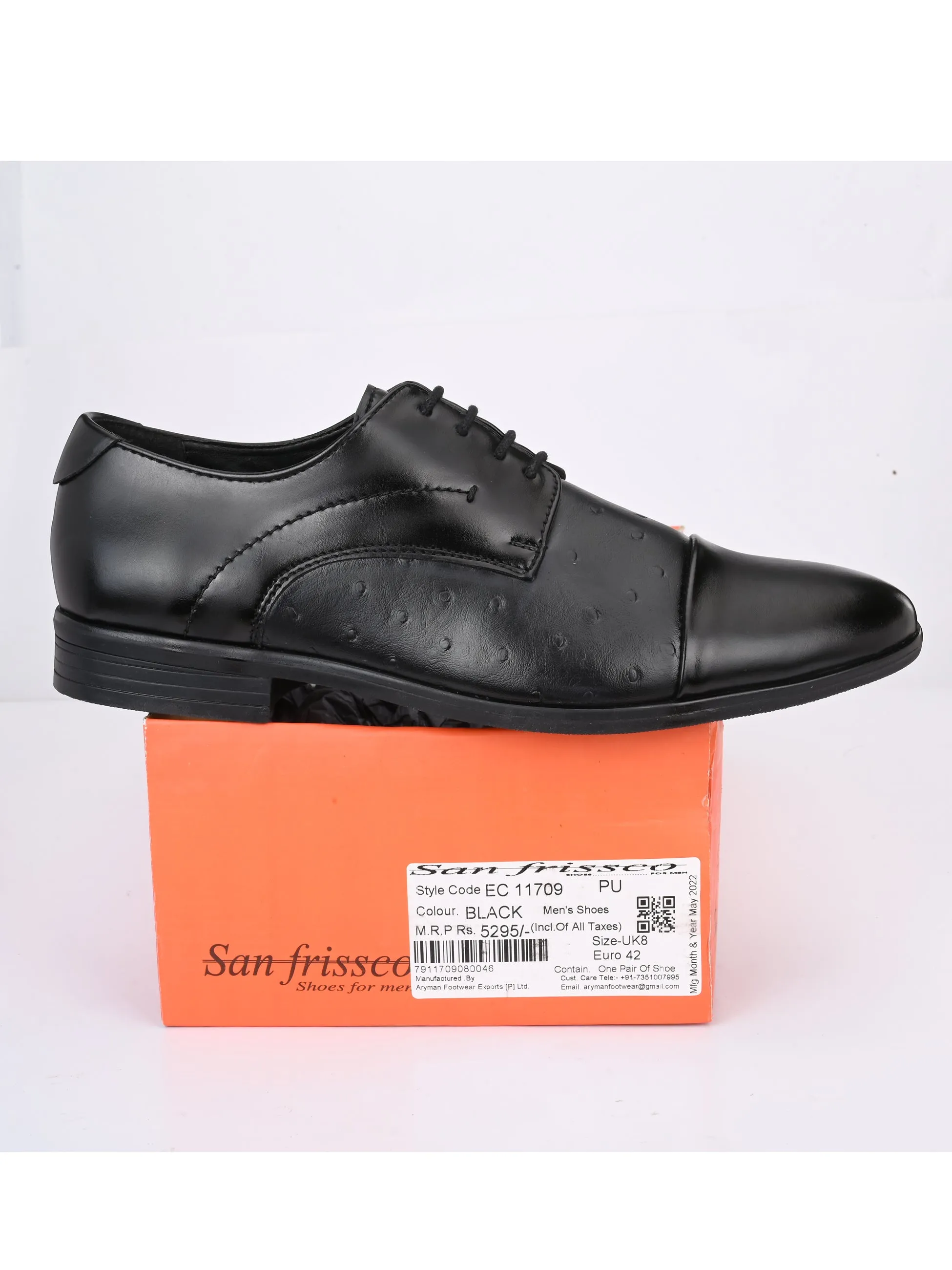 Beacon Black Oxford Shoes