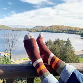 Best Seller  | Wool Socks | Red Stripes