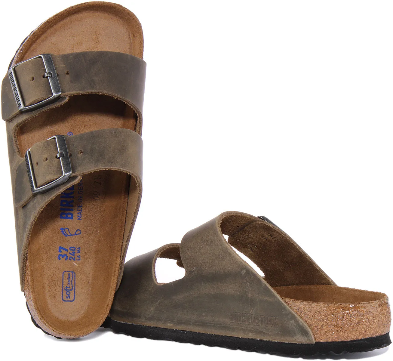 Birkenstock Arizona Bs In Olive | Regular Fit