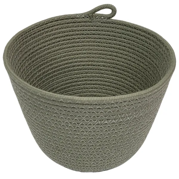 Colourful Rope Basket Planters- 4"