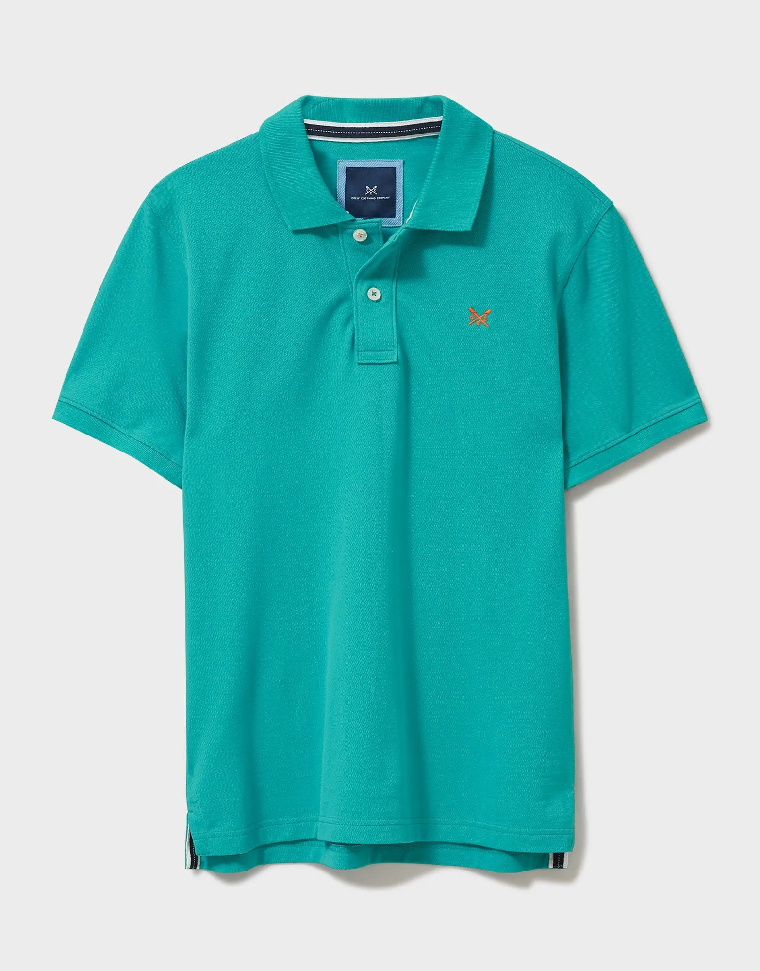 Crew Clothing Mens Pique Polo Shirt 'Classic Pique Polo' - Short Sleeved