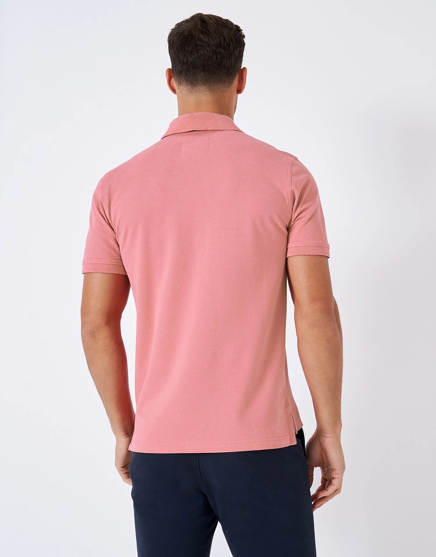 Crew Clothing Mens Pique Polo Shirt 'Classic Pique Polo' - Short Sleeved