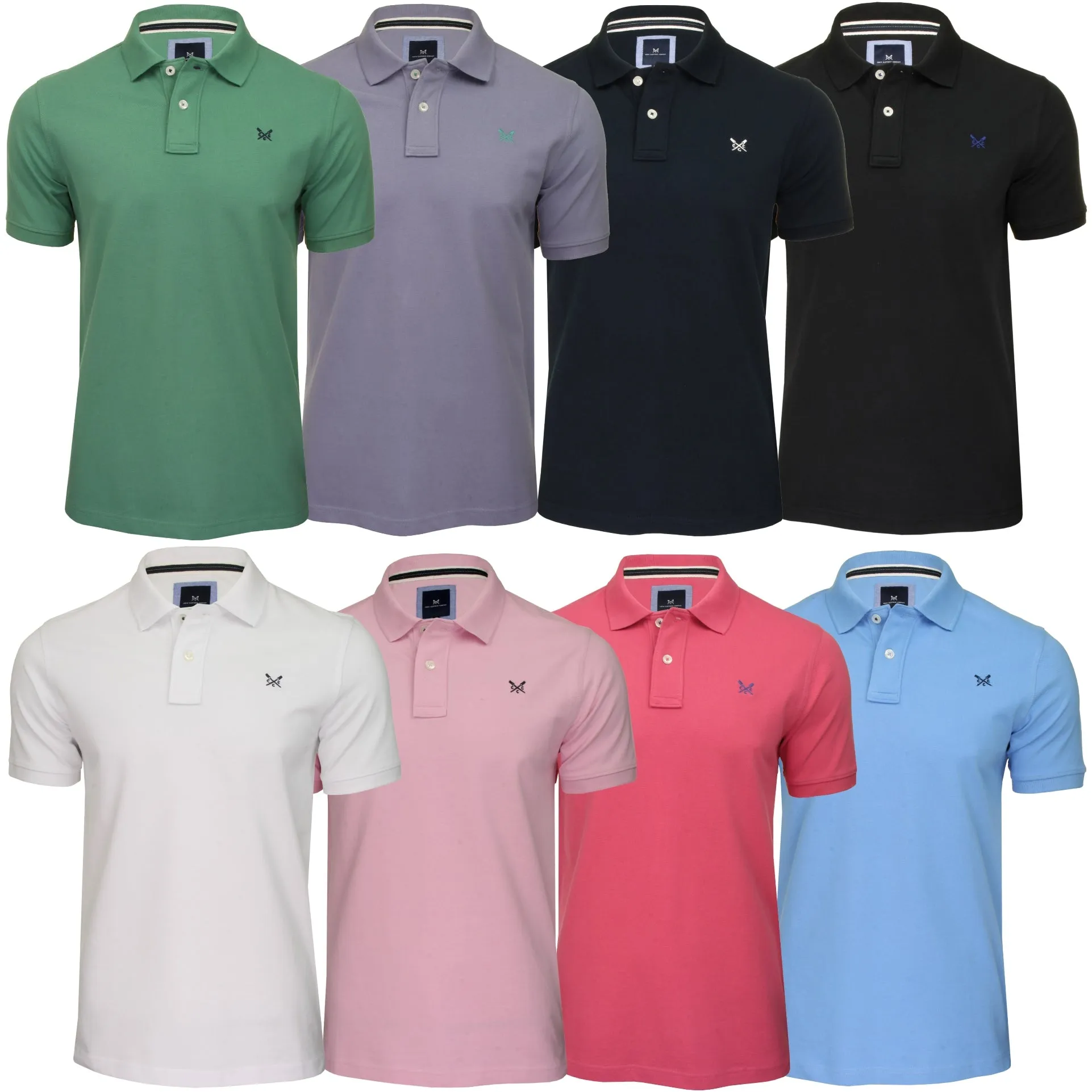 Crew Clothing Mens Pique Polo Shirt 'Classic Pique Polo' - Short Sleeved