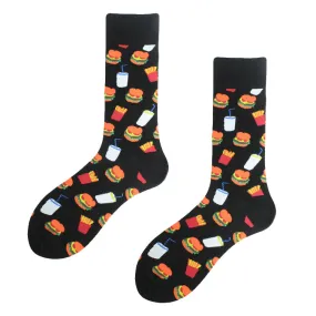 Crew Socks | Funky Socks - Hamburger