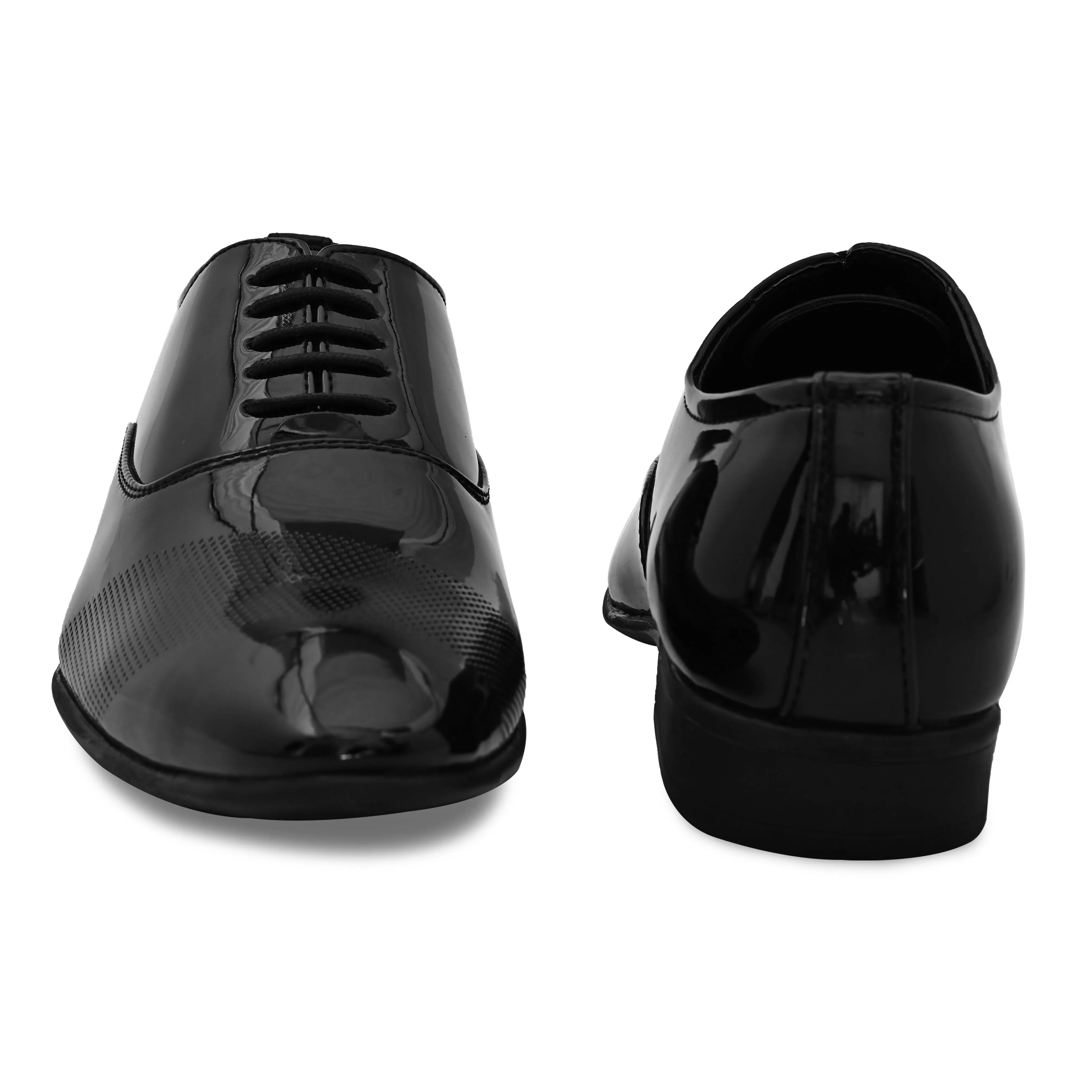 Faade Black Patent Formal Shoes