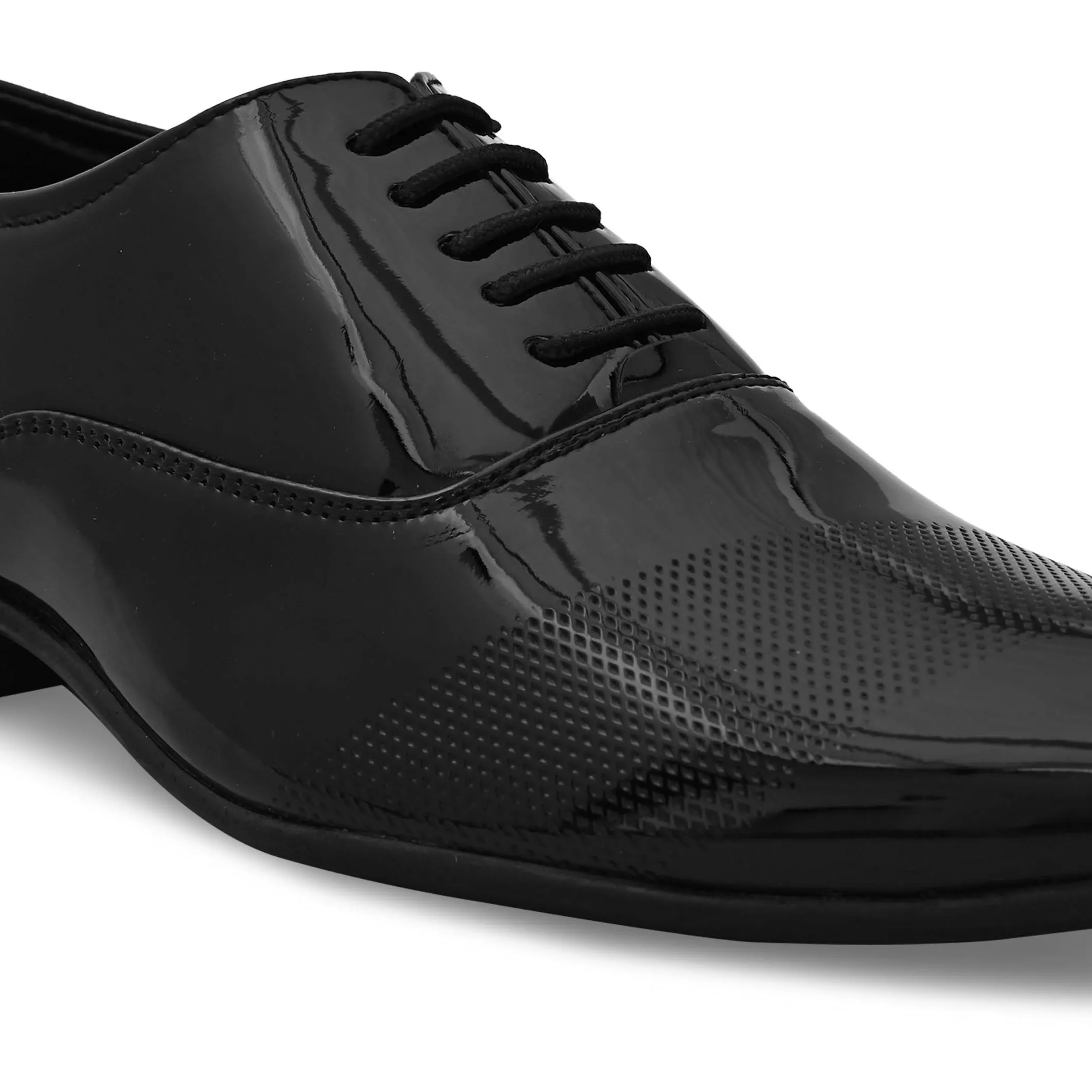 Faade Black Patent Formal Shoes