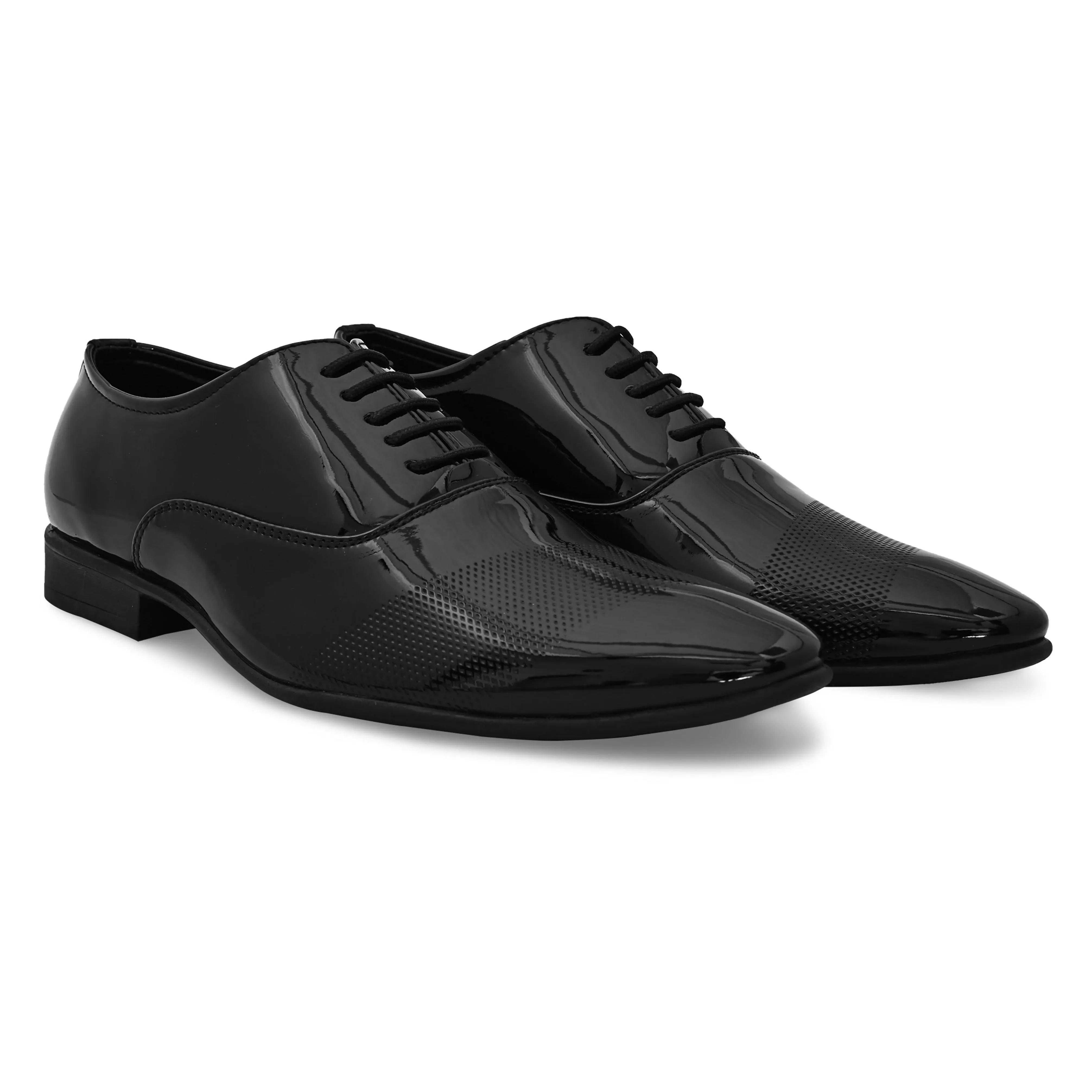 Faade Black Patent Formal Shoes