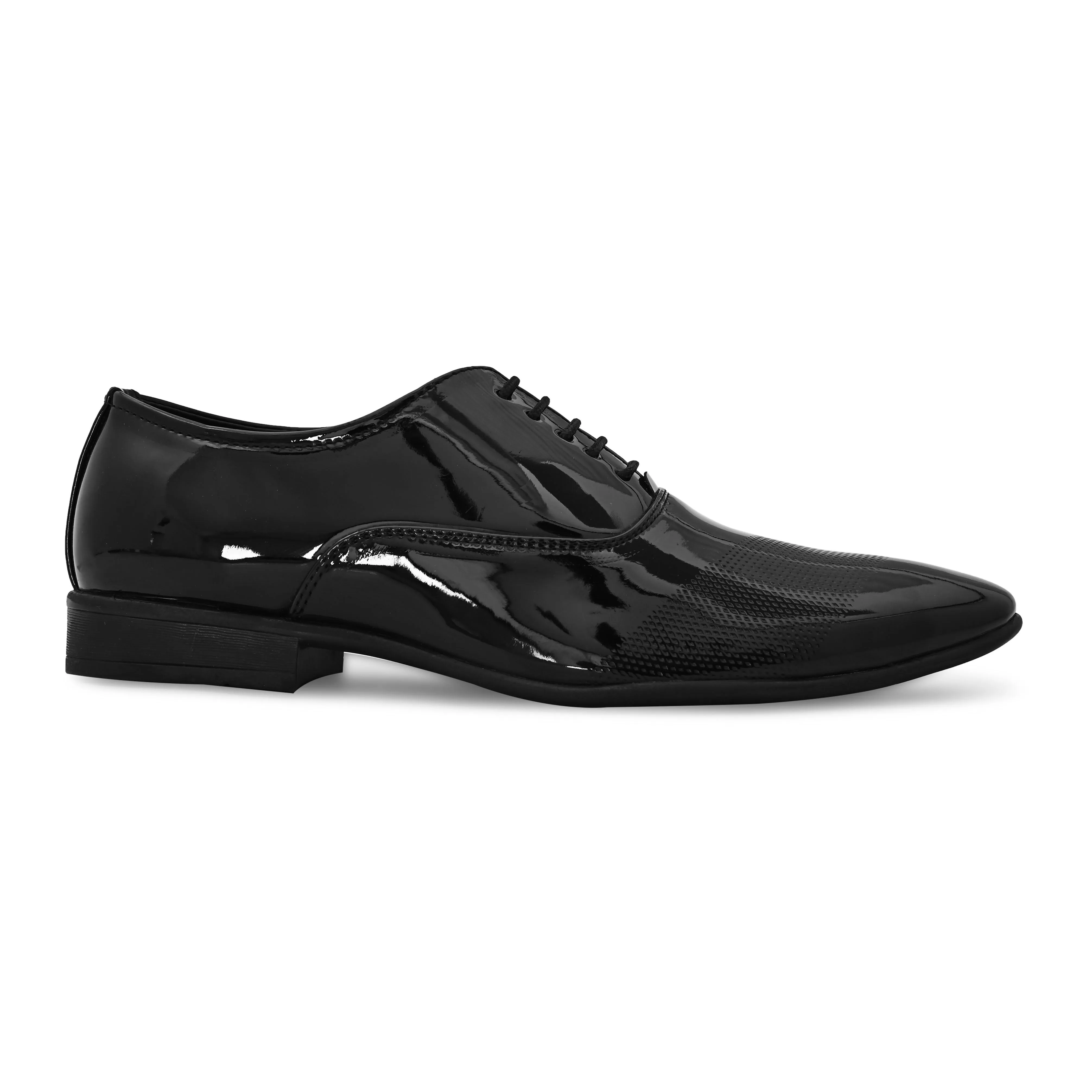 Faade Black Patent Formal Shoes