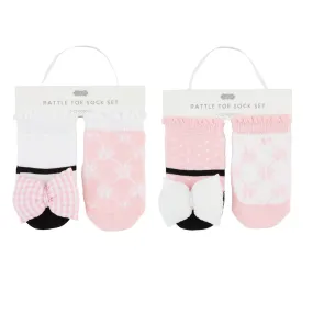 Girl Rattle Toe Sock Sets - $16.50 per set