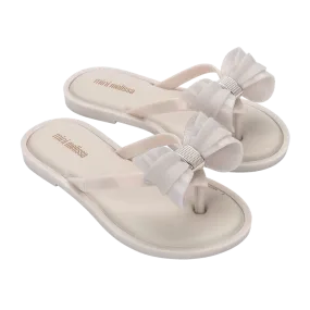 Mini Melissa Flip Flop IV Kids - Beige / Beige