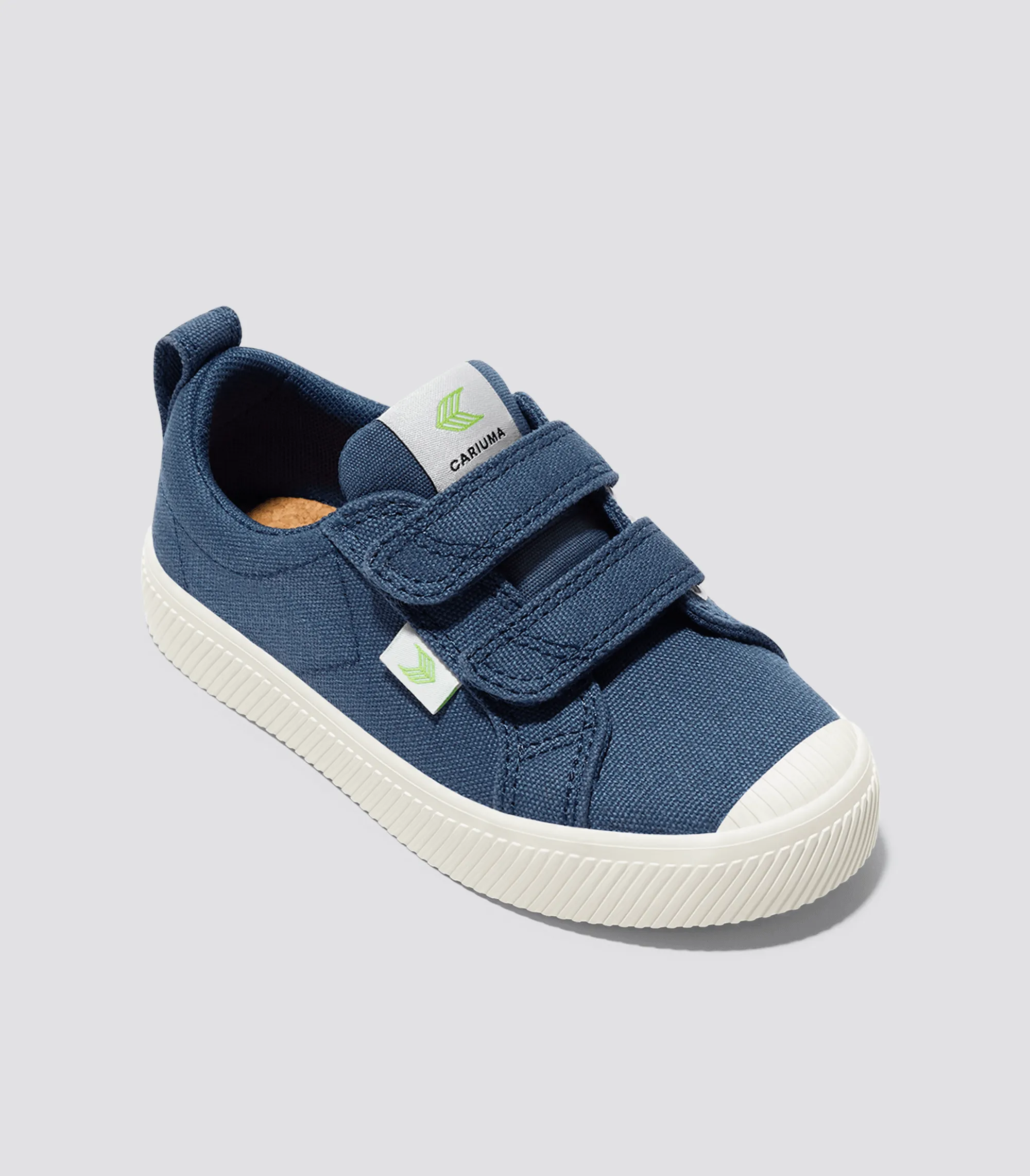 OCA Low Shadow Blue Canvas Sneaker Kids