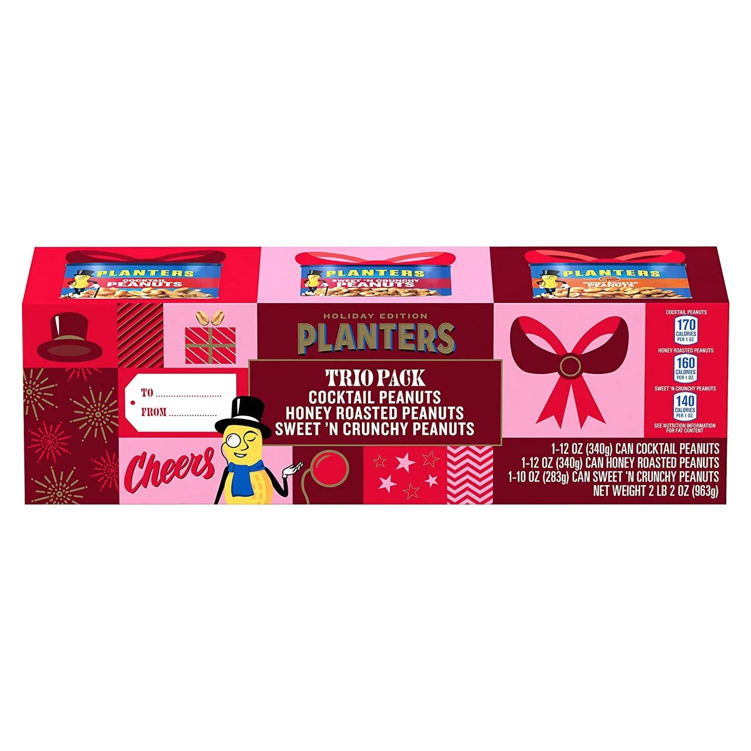 Planters Holiday Edition Nut Trio Pack