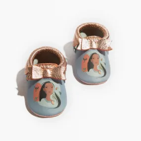 Pocahontas Bow Baby Shoe