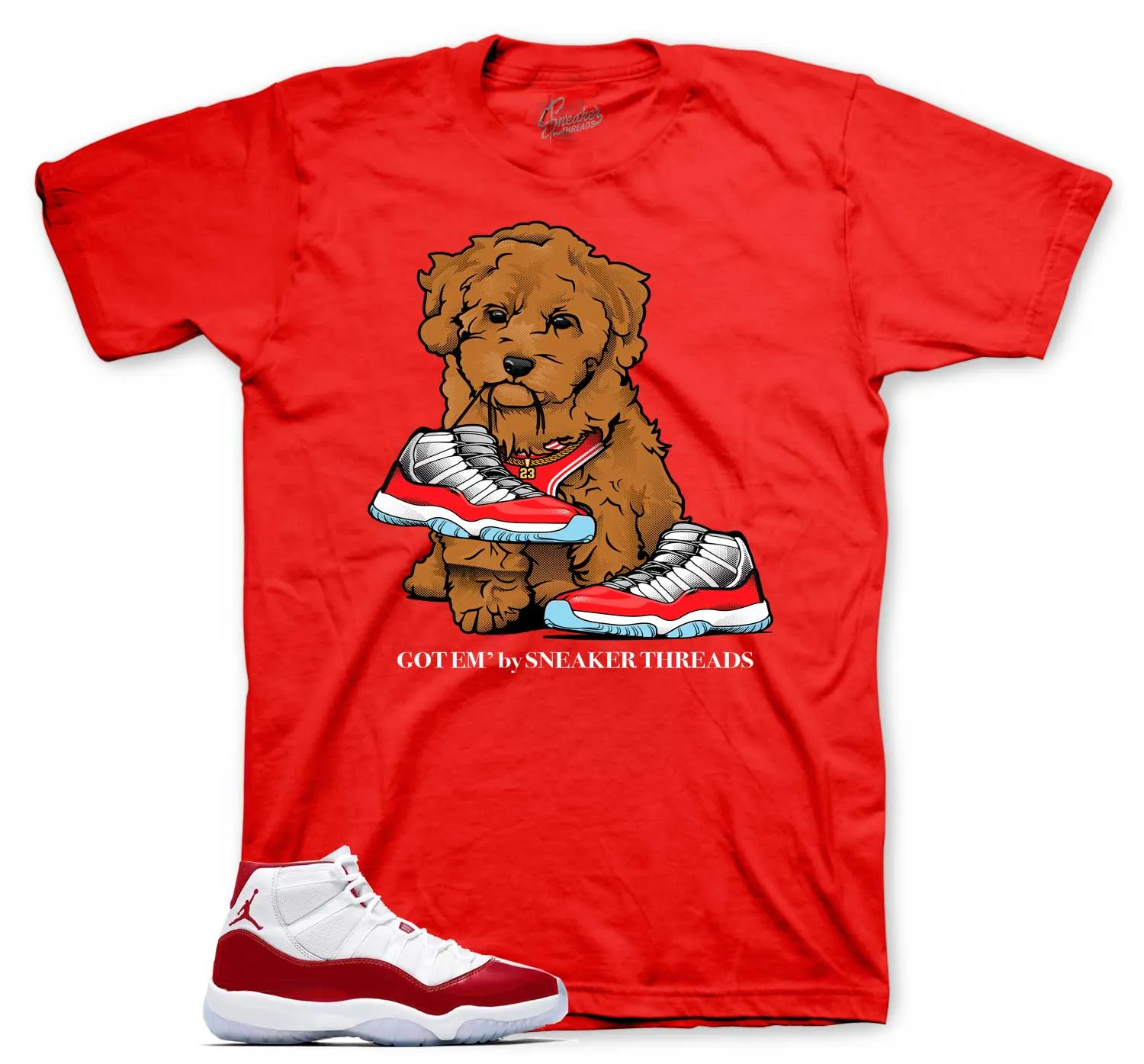 Retro 11 Varsity Red Shirt -  Got Em Christmas