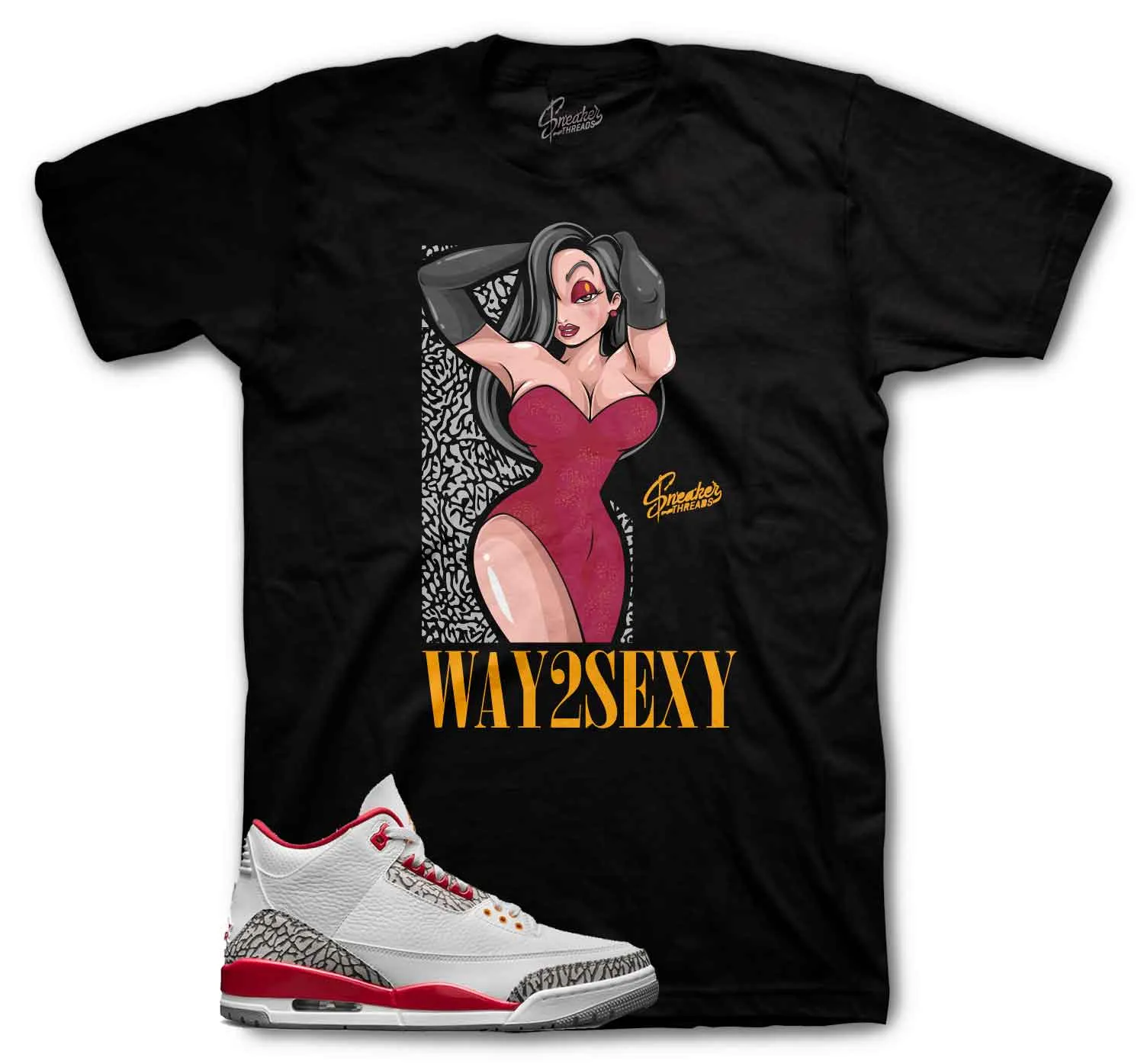 Retro 3 Cardinal Red Way 2 Sexy Shirt