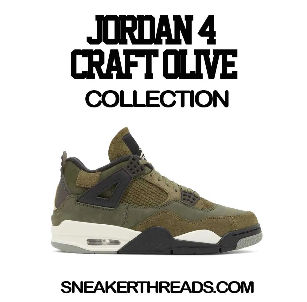 Retro 4 Craft Olive Shirt - Toro - Natural