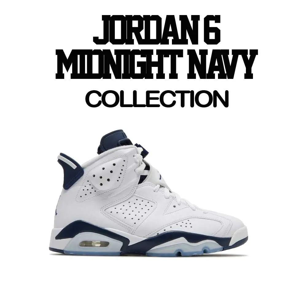 Retro 6 Midnight Navy Raging Face Shirt