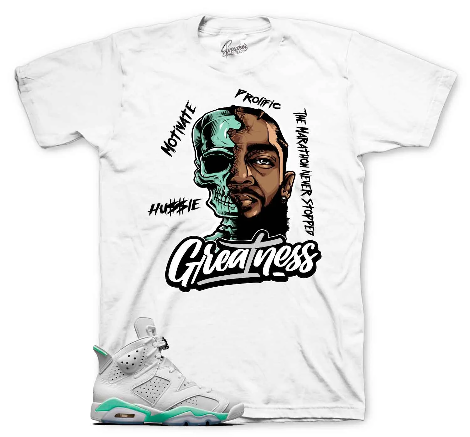 Retro 6 Mint Foam Great Nip Shirt