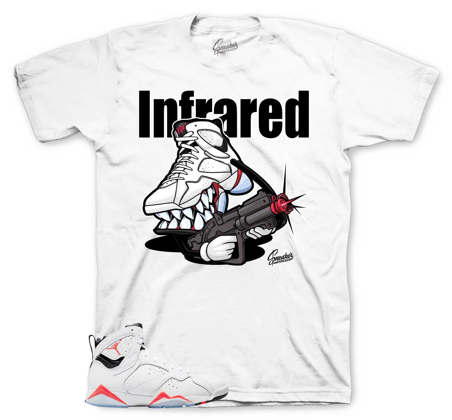 Retro 7 Infrared Shirt - Fly Kicks