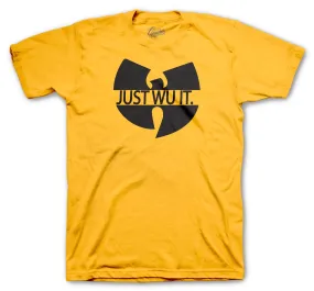 Retro 9 University Gold Shirt - Just Wu It - Gold