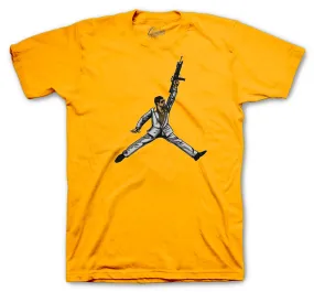 Retro 9 University Gold Shirt -Air Tony - Gold