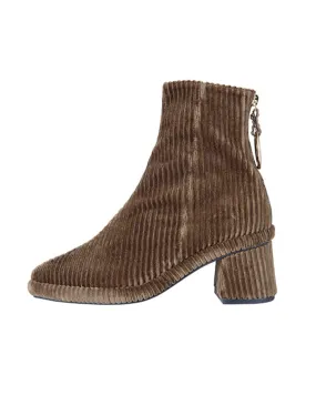 Ring Slim Boots – Olive Corduroy