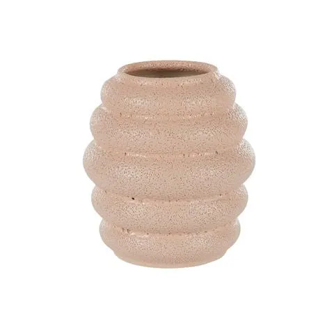 Sanders Ceramic Vase in Rose