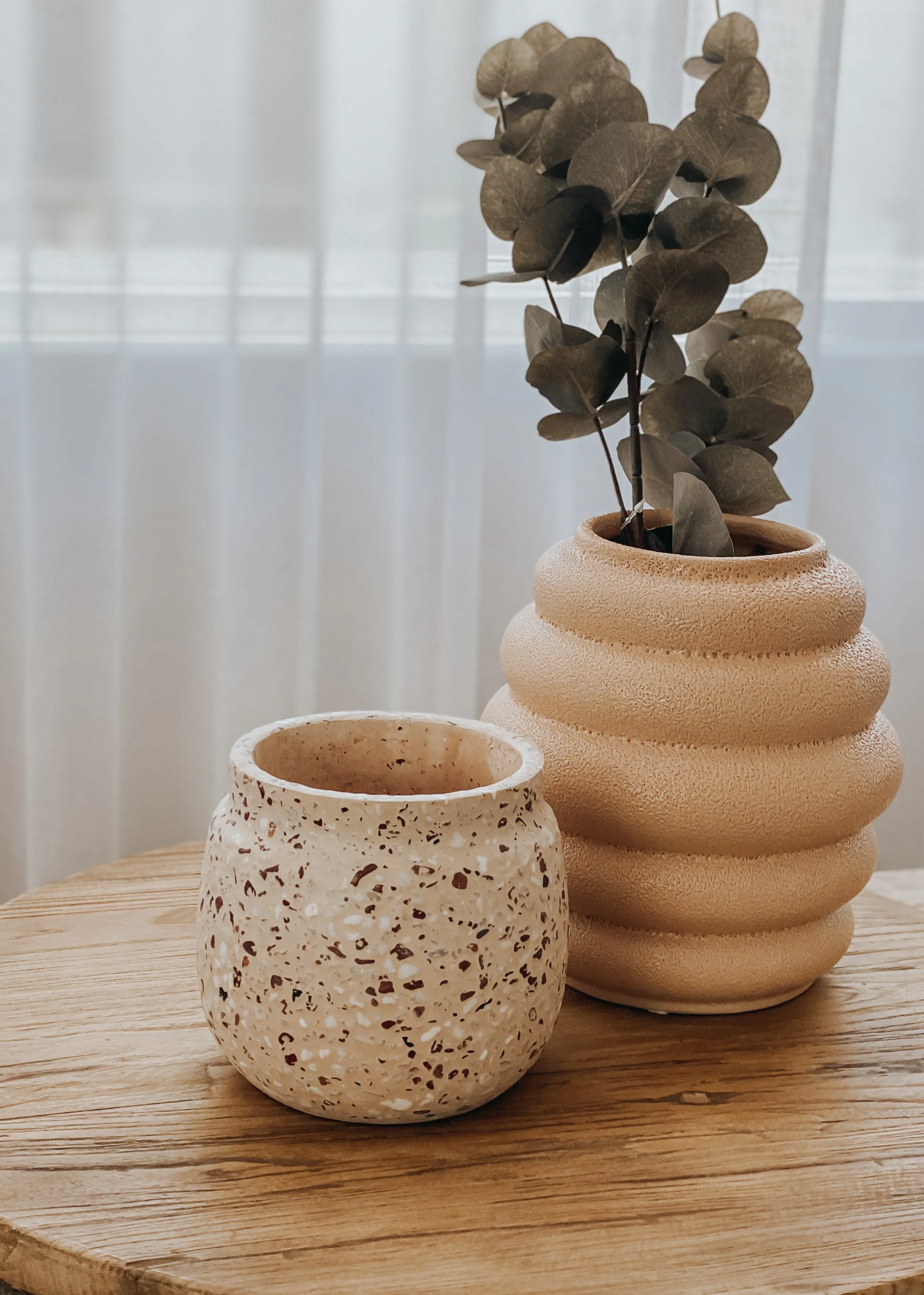 Sanders Ceramic Vase in Rose