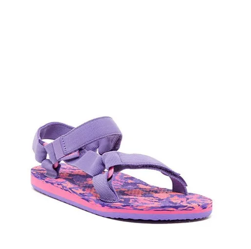 TEVA Original Universal Sandals - Purple Marble Pattern - Comfortable Outdoor Footwear