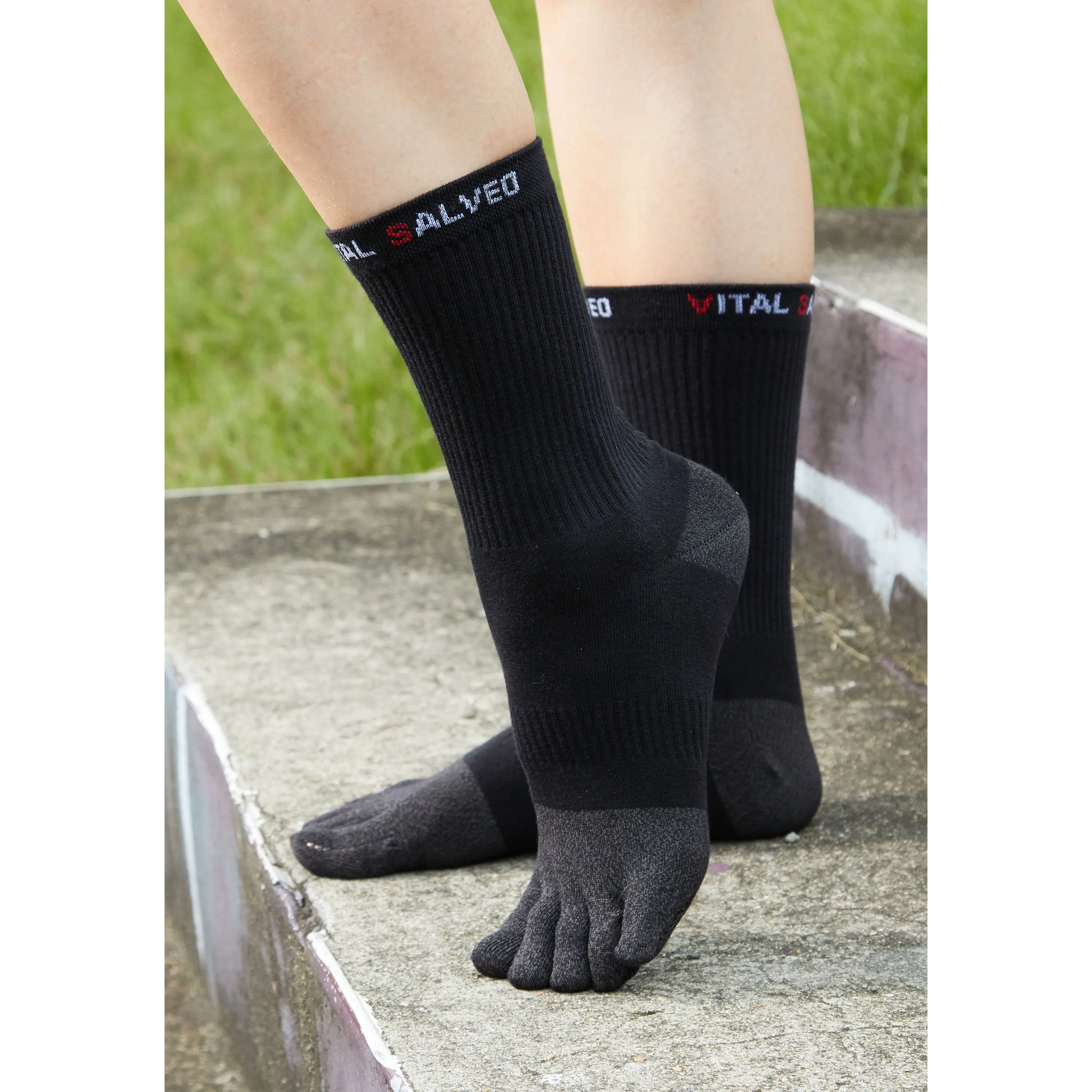 Toes Athletic Crew Socks (3 Pairs)