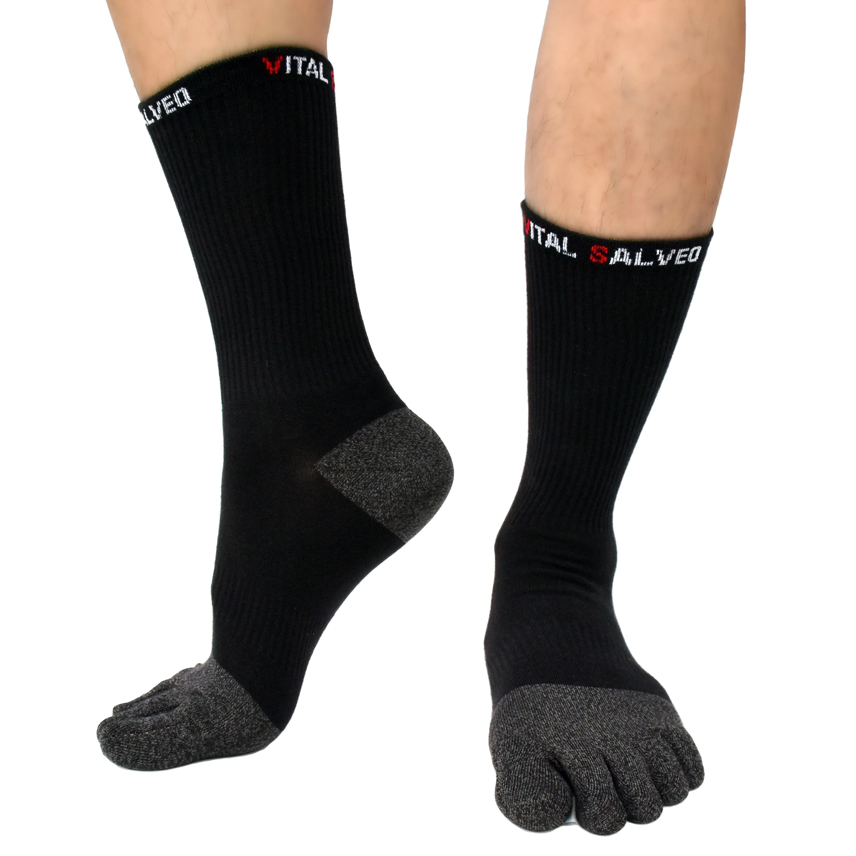 Toes Athletic Crew Socks (3 Pairs)