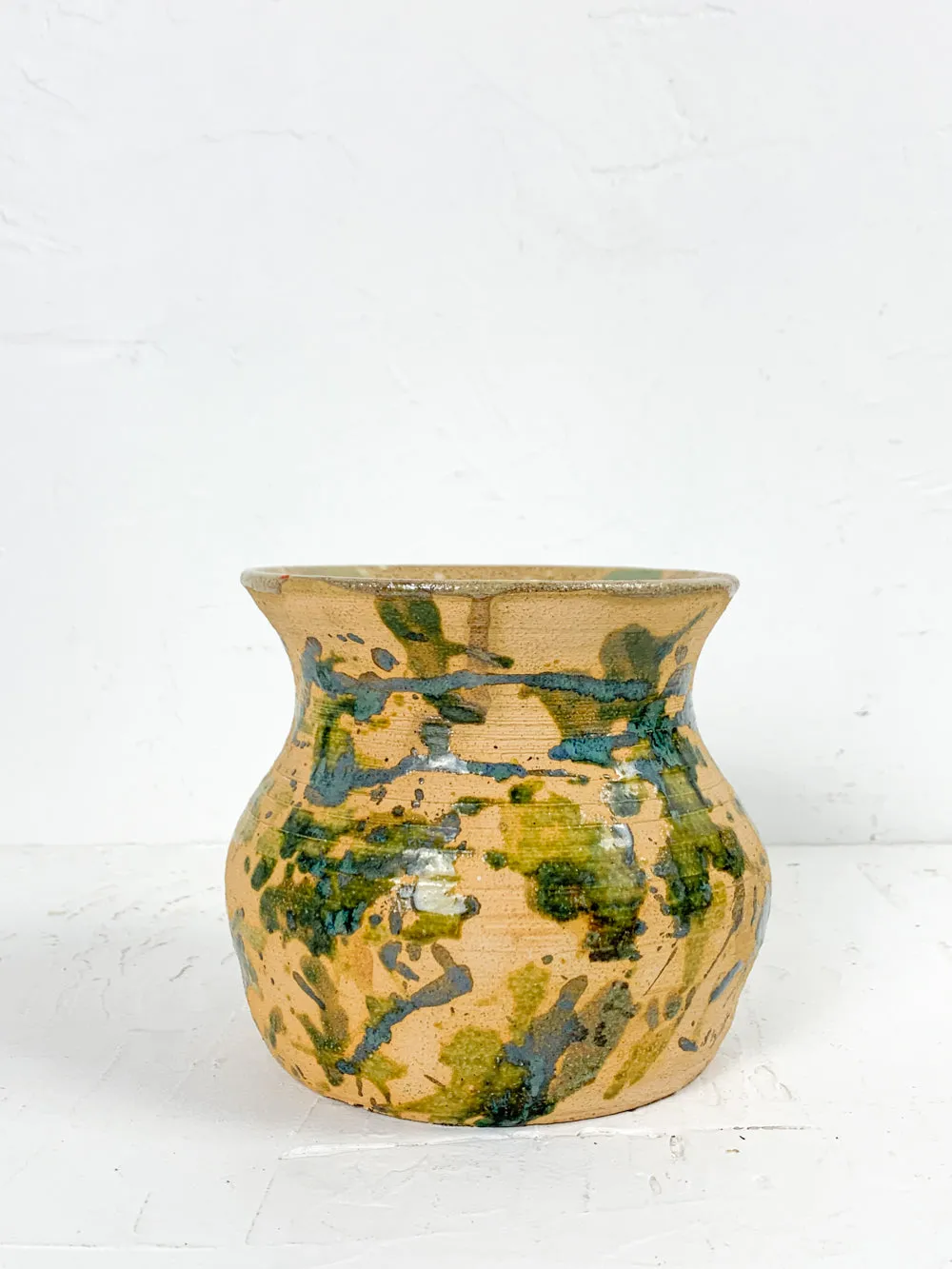 Vintage Splatter Glaze Studio Pottery