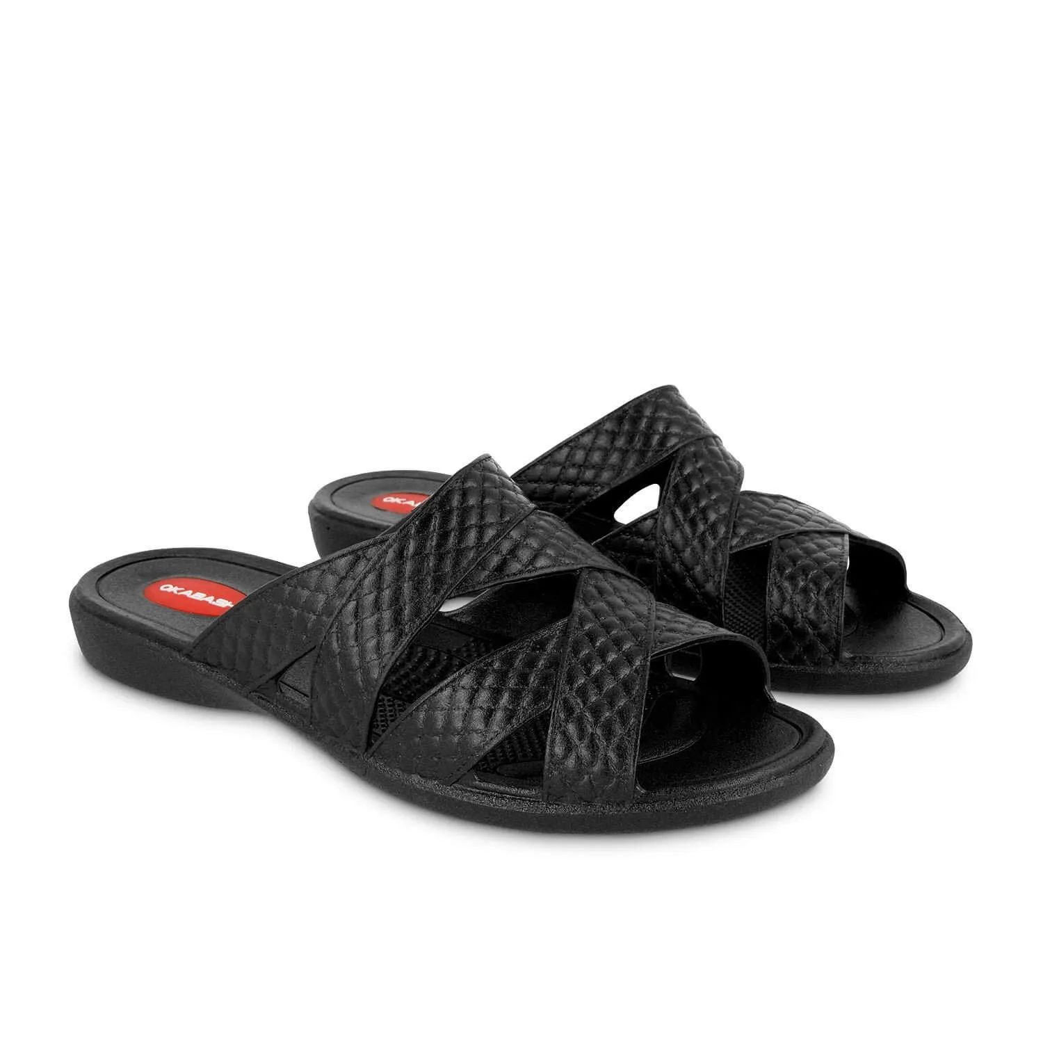 Women's Cross Strap Sandal by Okabashi Made in USA