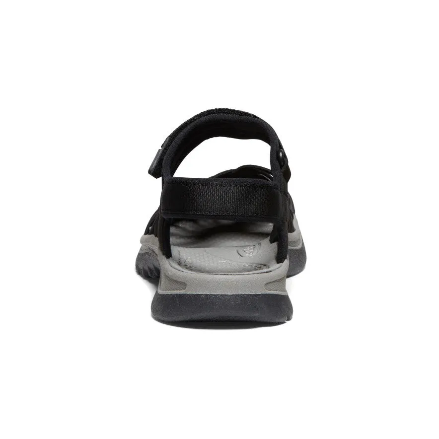 Women's Rose Sandal  |  Black/Neutral Gray