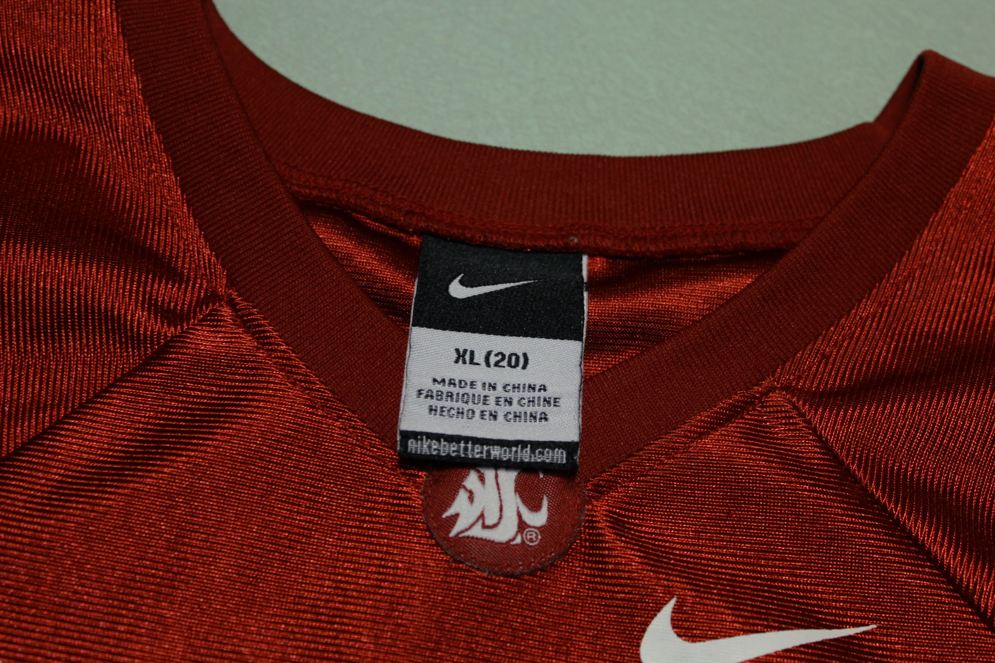 WSU Washington State Cougars #12 Fan Nike Football Team Jersey