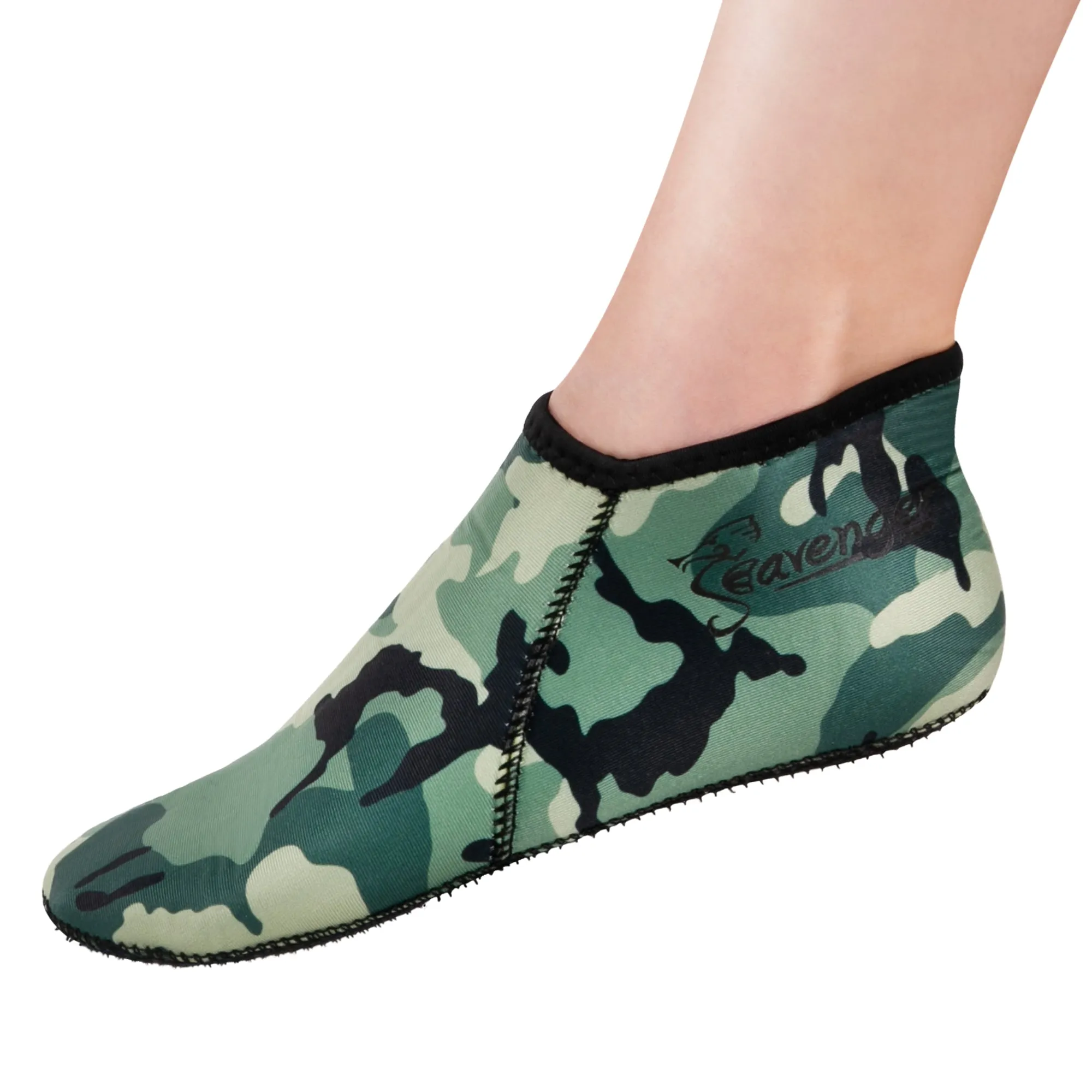 Zephyr 3mm Neoprene Socks - Green Camouflage